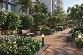 Landscaped Garden