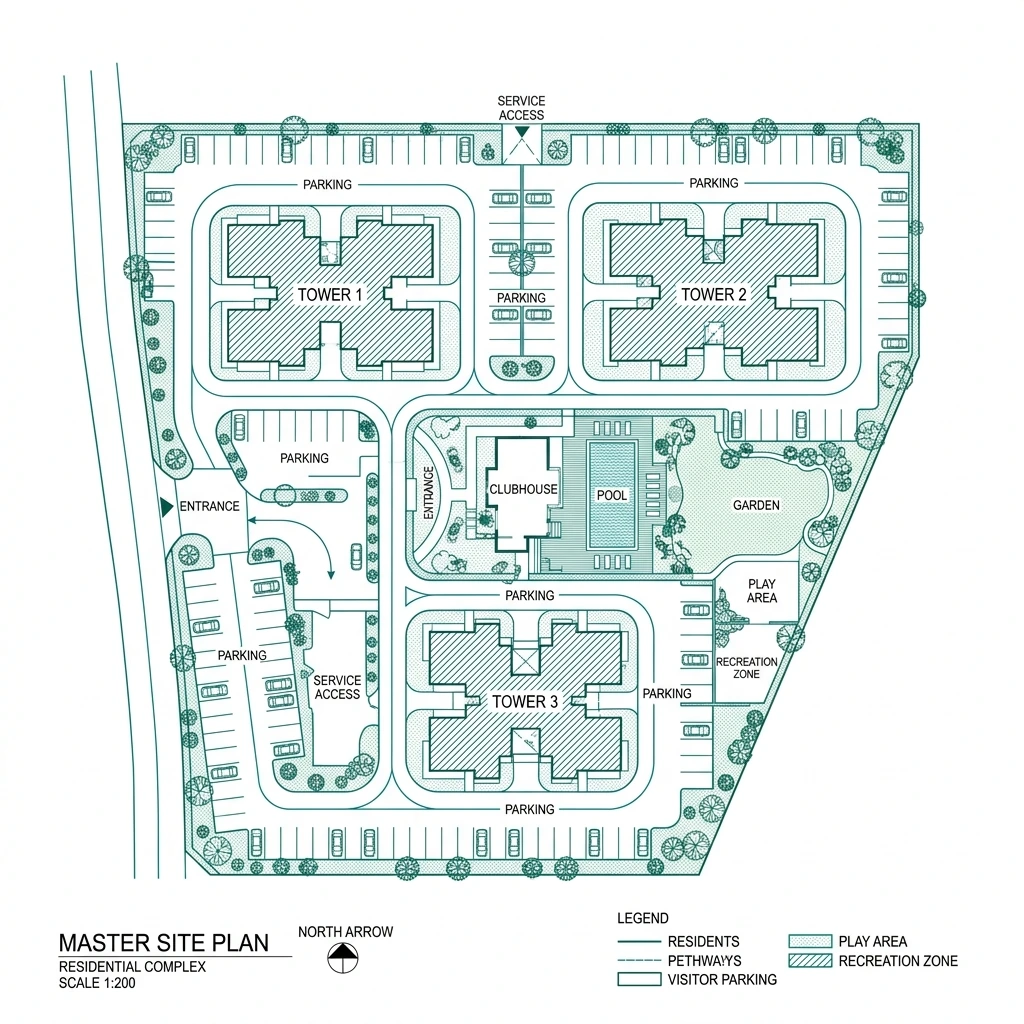 Narang Valora, Bangur  Nagar Master Site Plan